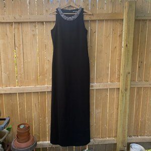 Karl Lagerfeld Paris Maxi Gown, Size 6 Black